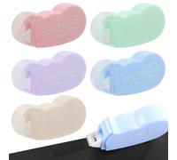 5 Pezzi Colla Roller Biadesivo, Colla Roller Biadesiva Nastro Rotolo Adesivo Resistente con Design di Nuvole, Per Artigianato, Creazione di Biglietti, Foto, Diario e Scrapbooking, 6m x 6mm