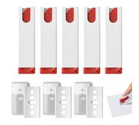 5 Pezzi Coltello Multiuso Retrattile, Coltello Taglierino con 30 Lame di Ricambio, Cutter Multifunzione per Aprire Scatole di Imballaggio, Taglierino Perfetto per Ufficio e Casa