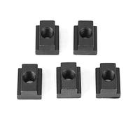 5 Pezzi/Confezione Dadi a T in Acciaio al Carbonio, T-Slot Dado M8 / M10 a Filetti di Ossido Nero Finitura per Macchine Tabelle degli Utensili(M10)
