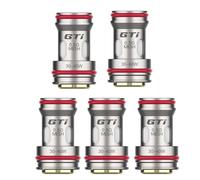 5 pezzi/confezione Originale Vapo'resso Bobina GTi de malla 0,5/0,1/0,2/0,4ohm Fit iTank 2 Atomizzatore Kit GEN 200 Kit GEN 80 S Vaporizzatore Sigaretta Elettronica (0,5ohm)- No Nicotine