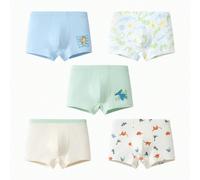 5 pezzi/confezione Slip morbidi, traspiranti e comodi senza cuciture per ragazzi Offri al tuo bambino attivo comfort per tutto il giorno con questa confezione da 5 boxer da bambino. Pensati per l'uso 