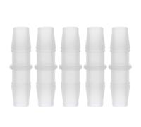 5 Pezzi Connettore Tubo a Barbiglio in Plastica 9, 5mm | Raccordo Diritto, Installazione Semplice e Collegamento Saldo, Resistente alla Corrosione, Uso Farmaceutico e Laboratorio