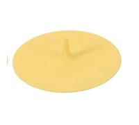 5 pezzi coperchi for tazze in silicone a goccia for universali riutilizzabili bevande calde e fredde for da tè tazza di caffè Per tazze(Yellow)