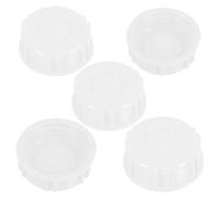 5 Pezzi Coperchio in Hdpe Bianco per Secchio Acqua e Vernice | Chiusura Ermetica Resistente All'usura, Mantiene Contenuto Asciutto, per Produzione Industriale e Uso Professionale