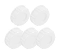 5 Pezzi Coperchio Plastica Bianco Hdpe per Secchio 20l e 25l | Tenuta Sicura, Protezione da Contaminazione e Umidità, per Water Tote e Paint Pail in Produzione