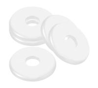 5 Pezzi Copertura Murale Decorativa Rotonda Bianca Ppr | Maschera Interstizi della Flangia, Copre Ingressi Aria Condizionata, Adatta a Cucina e Soggiorno