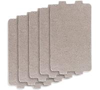 5 pezzi copertura per guida d'onda a microonde fetta di mica, 117 × 65 mm copertura universale per guida d'onda per forno a microonde parti piastra di ricambio accessori per isolamento termico