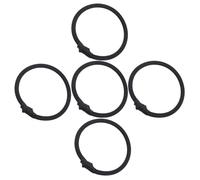 5 Pezzi Corda Elastica di Ricambio, Nylon Nero Resistente | Anima in Lattice Guaina Intrecciata, Assorbimento Urti, per Tappeti Rimbalzanti e Manutenzione Domestica