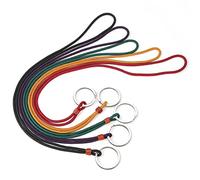 5 pezzi cordino portachiavi personalizzato portachiavi portachiavi portachiavi lungo pantone portachiavi con anello per carte d'identità e chiavi
