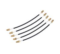 5 Pezzi Cordoncino In Nylon Antiscivolo Con Connettore A Vite In Ottone Per Violino 3/4 4/4