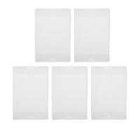 5 Pezzi Custodia Trasparente in PVC, Protezione Antipolvere | Organizzatore per Archivi e Uso Esterno, Adatto a Collezionisti e Fan, Aspetto Chiaro, Resistente