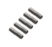 5 pezzi da 1 / 4 "a 4 mm esagonale bit adattatore Socket Shank per cacciavite e trapano estensione strumento elettrico accessorio
