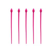 5 pezzi da 18 cm for la gestione dei cavi di qualità alimentare, cuffie, linea dati, fascette in silicone riutilizzabili, clip for sacchetti alimentari multiuso