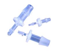 5 pezzi da 2,4~7,9 mm a 1,6~6,4 mm PP Pagoda Riduttore Connettori Diretti Adattatore Pompa Aria Serbatoio Acquario Tubo di Irrigazione Giunti for Tubi Flessibili(2.4x1.6mm,50 Pieces)