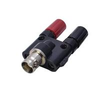 5 pezzi da BNC a 4mm presa a banana connettore coassiale Q9 adattatore audio a tre vie maschio femmina(Female to 2 Female,5 Pcs)