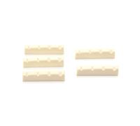 5 pezzi Dado per corde per chitarra 4 corde Dado per chitarra ABS Accessori per dado scanalato per chitarra elettrica Basso Dado scanalato Kit di ricambio per dado per chitarra Corda per chitarra Dado