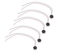 5 pezzi DC 3V 80mA Mini motori a vibrazione, cercapersone e telefono cellulare Micro motore vibrante piatto per fai te Cellulare Cercapersone Tablet Giocattoli 10x2mm 11000RPM 1020 (34MM)