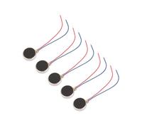 5 pezzi DC 3V 80mA Mini motori a vibrazione, cercapersone e telefono cellulare Micro motore vibrante piatto per fai te Cellulare Cercapersone Tablet Giocattoli 10x2mm 11000RPM 1020 (27mm)