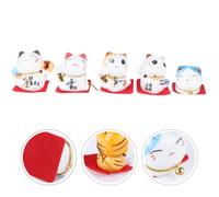 5 pezzi Decor Mall Showcase Prop a New Year Reg Reput Cat Cat Decor