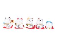 5 pezzi Decor Mall Showcase Prop a New Year Reg Reput Cat Cat Decor