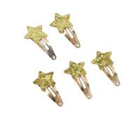5 pezzi decorazioni per capelli con paillettes scintillanti amore cuori stella clip per capelli per bambine e bambine clip per frangia