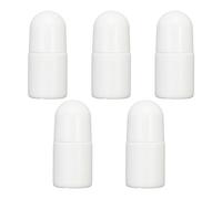 5 pezzi deodorante roller da riempire, rullo per crema solare, ricaricabile, deodorante rollon, bottiglia vuota, applicatore per crema solare, ricaricabile, per cosmetici, oli essenziali