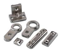 5 pezzi di accessori for manipolatore, blocco di collegamento, blocco di fissaggio hardware, dado a foro singolo e doppio, staffa a ventosa(M5 1-hole nut)