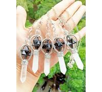 5 Pezzi di Agata Nera Mer-KA-Ba Pendolo Prisma Bacchetta Magica