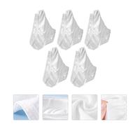 5 pezzi di biancheria intima portatili mutande mutande mutande bianche