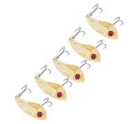 5 pezzi di Blade Bait Swimbaits da 15g con ancore treble, occhi 3D per acqua salata e dolce