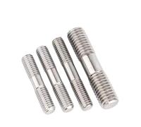5 pezzi di bulloni a doppia testa in acciaio inossidabile 304, prigionieri, viti a testa svasata, viti a due teste GB901, barre filettate, barre dentate M4M5M6 M8 (80 mm, M6)(M20*120)