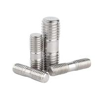5 pezzi di bulloni a doppia testa in acciaio inossidabile 304, prigionieri, viti a testa svasata, viti a due teste GB901, barre filettate, barre dentate M4M5M6 M8 (80 mm, M6)(M5*80)