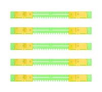 5 pezzi di cancelletto d’ingresso per arnie in plastica, porta scorrevole per scatola da api con design anti-fuga, accessorio per l’apicoltura resistente per la protezione delle ar