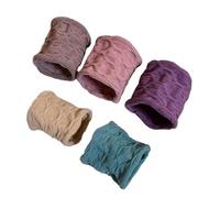 5 pezzi di capelli larghi elastici per capelli - elastici morbidi, grandi supporti | Fasce per capelli extra larghi per acconciature lunghe, porta coda di cavallo senza groviglio per esigenze di cura