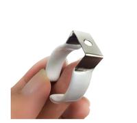 5 pezzi di clip di fissaggio a molla con base di protezione in gomma for lampada tubolare T3/T4/T5/T6/T7/T8/T9/T10(5Pcs T10)