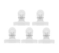 5 pezzi di clip per pizzicare le unghie in plastica con curva C, clip per bulldog, multifunzione, manicure fai da te, accessori per nail art, per estensione e fissaggio in fibra di vetro delle unghie