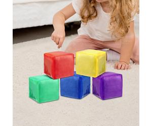 5 pezzi di dadi con tasche per la classe per raccontare storie, insegnare e