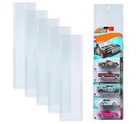 5 pezzi di espositore per auto pressofuso, custodia per auto giocattolo, Match-Box, auto confezionate, contenitore per espositore, supporto da parete, organizer per riporre auto