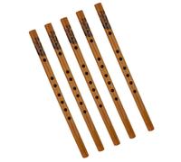 5 pezzi di flauto di bambù cinese xiao strumento musicale a fiato