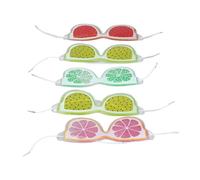 5 Pezzi di Gel per gli Occhi, Impacco di Ghiaccio Caldo per Ridurre L'affaticamento, Benda Sull'occhio Riutilizzabile per Occhiaie, Sollievo Dal Disagio e Rilassamento degli Occhi