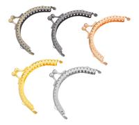 5 pezzi di hardware per borse da 8,5 cm per la creazione di borse semicerchio