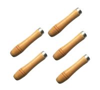 5 pezzi di legno File Maniglia Vite su Craft Strong DIY Hand Tools Ricambio Grande Colore Legno