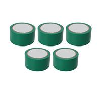 5 Pezzi di marcatura del Pavimento Larghezza 5 cm | Nastro Adesivo Non graffio per Palestra/Campo/Classe | Nastro da Pavimento in PVC Pesante per Basket/pallavolo/Tennis (Green)