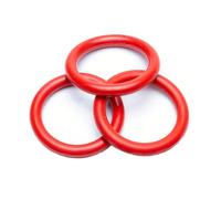 5 pezzi di O-ring in silicone rosso resistenti all'usura, diametro interno 188 mm, diametro esterno 200 mm, spessore 6 mm,ODxIDxCS,200x188x6mm