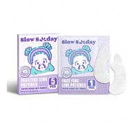 5 pezzi di patch per linee sottili del viso SlowSunday, migliorano le rughe del sorriso, anti-invecchiamento, cosmetica coreana, ideale per feste, adatto per l'estate Tagli Unica