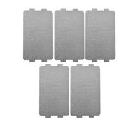 5 pezzi di piastra in mica for forno a microonde, 116x65 mm, foglio di mica for forno a microonde, tostapane, asciugacapelli, scaldavivande
