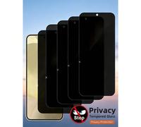 5 pezzi di protezione dello schermo in vetro temperato antishock e anti-spia, compatibile con Samsung Galaxy S25 S24 A57 A37, 17 16, /Honor, 15T/Poco/Note 15, copertura completa, durezza 9H, anti-impr