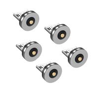 5 pezzi di ricambio for cavo magnetico rotondo universale tipo C Micro USB for telefoni cellulari(5pcs Micro plug)