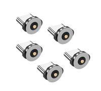 5 pezzi di ricambio for cavo magnetico rotondo universale tipo C Micro USB for telefoni cellulari(5pcs Type-c plug)
