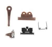 5 pezzi di ricambio for coperchio testa oscillante di ricambio, asta di regolazione, compatibile con WAHL, cordless, compatibile con Magic, Clip/super Taper 8148/8591 Clippers(Coffee)